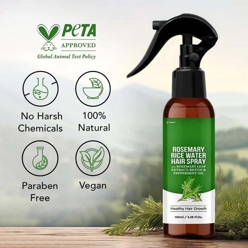 Rosemary Rice Water Hair Spray 100ml
Hair & Skin Serum , Strengthen hair Moisturize Hair Thicken Naturally  Dry hair, Oily hair, Flaky, 100% Natural Vegan paraben free