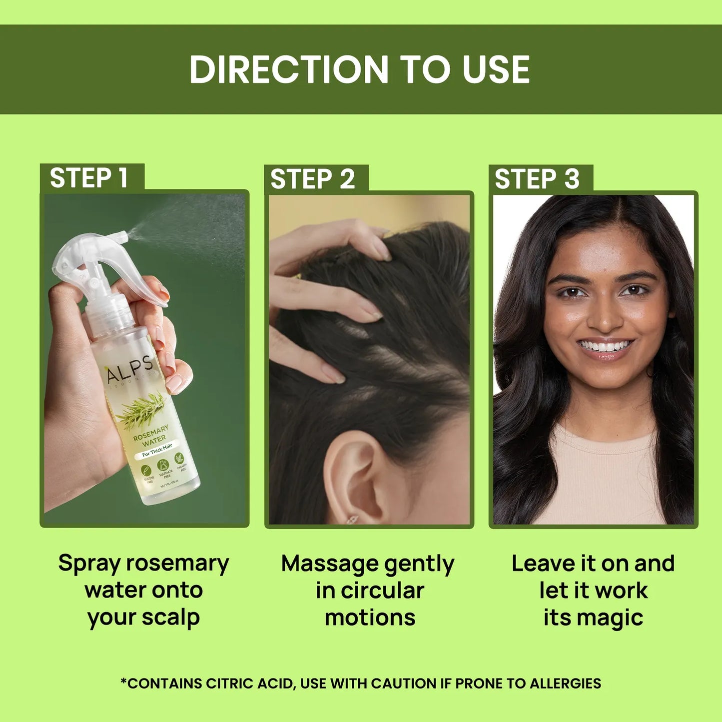 Alps Goodness Rosemary Water Spray For Hair Growth 100 ml
