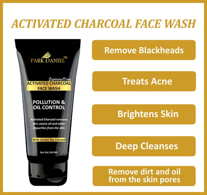 Park Daniel face wash to remove dirt and oil